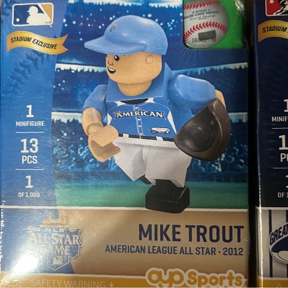 Oyo Sports LEGO Mike Trout Figurines set. American League All Star 2012 - Picture 1 of 2
